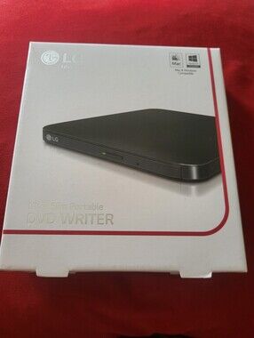 LG Portable DVD Writer - Black with White Packaging NEW